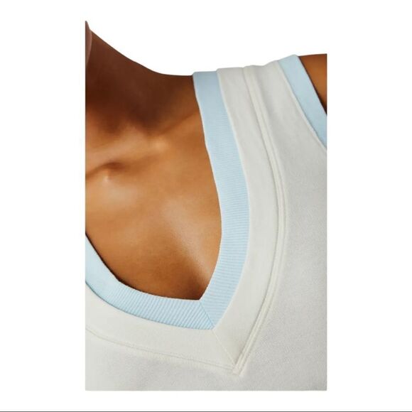 NWT Free People Intimately Cozy Girls Tank Bodysuit Ivory - Picture 4 of 10